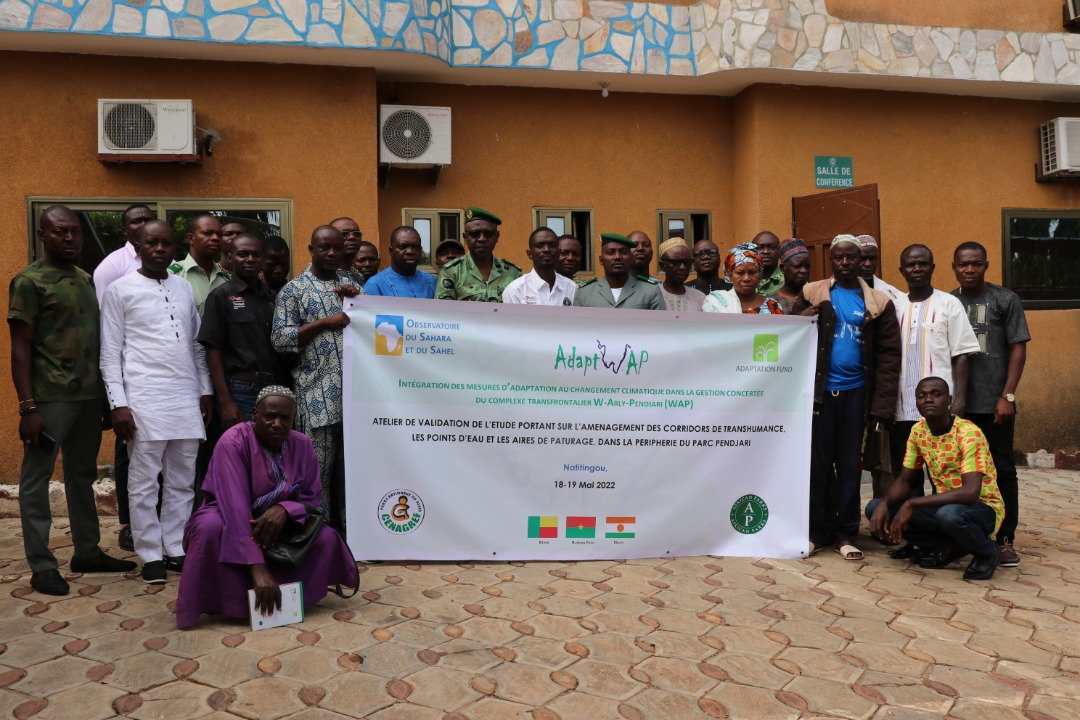  W-Arly-Pendjari complex: The Benin component holds a validation workshop for the development of transhumance corridors, water points and grazing sites, May 18 - 19, Natitingou, Benin