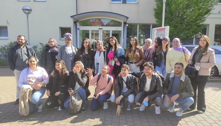   A group of students in Celle, Germany for the Master Class on “Sustainable Management of the Water Resources in the Maghreb”, May 7 - 14, 2022
