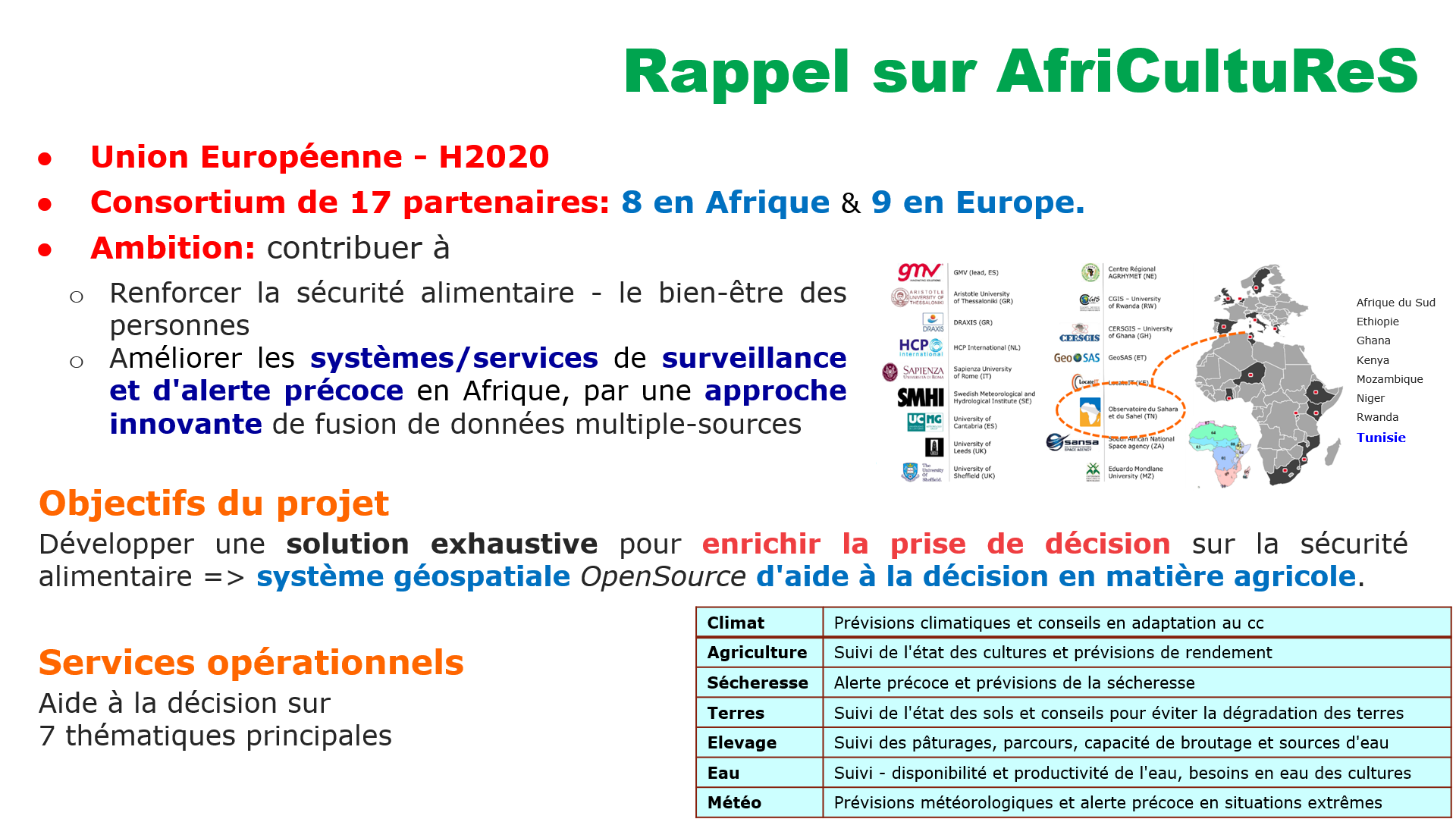 Webinaire « L’Afrique et les données spatiales européennes : vers un avenir plus vert et une croissance économique durable »