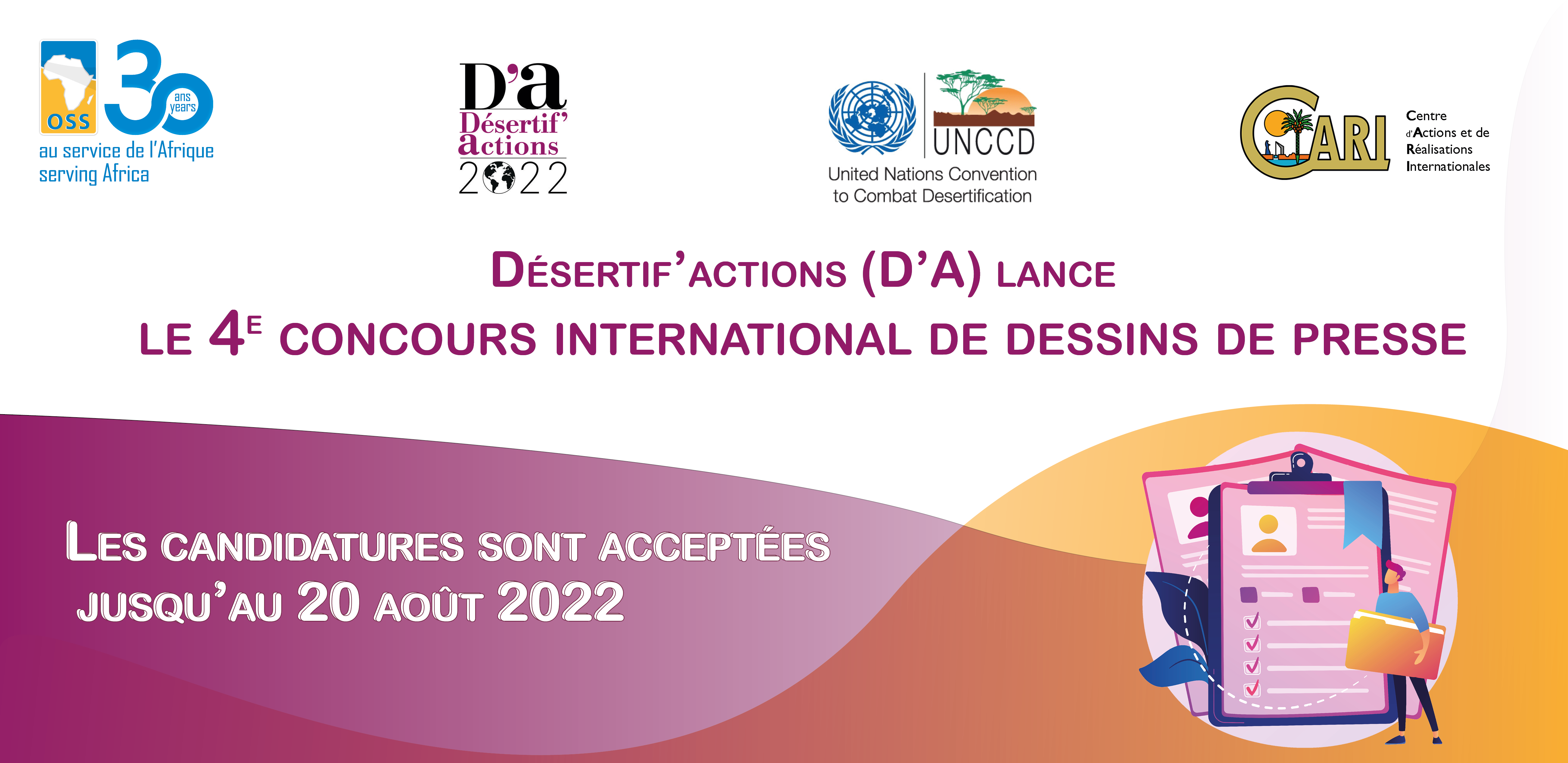 Desertif’actions(D’A) lance le 4e concours international de