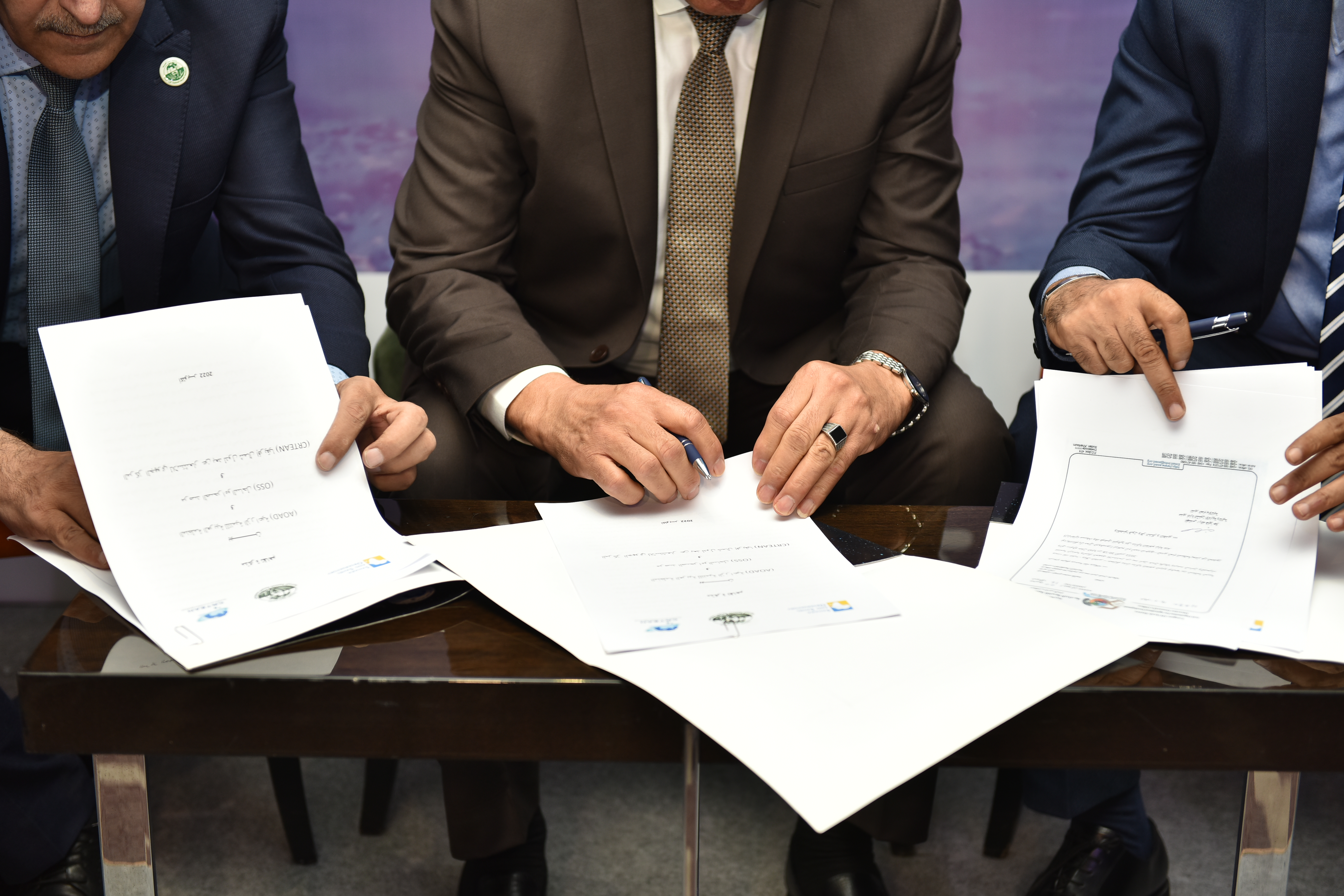 Memorandum of Understanding Between the Arab Organization for Agricultural Development (AOAD), the Sahara and Sahel Observatory (OSS), and the Regional Center for Remote Sensing of North African States (CRTEAN), October 2022