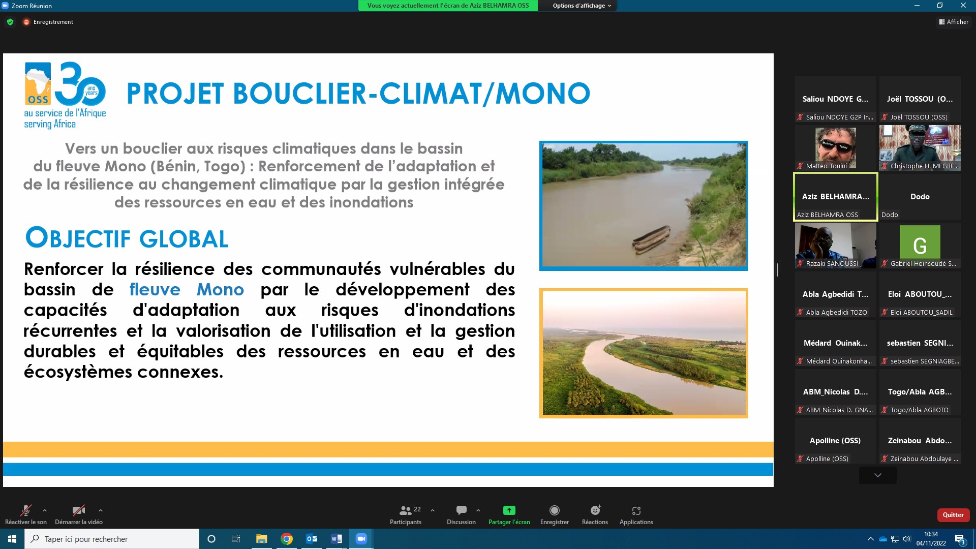 Sustainable management of the Mono River basin