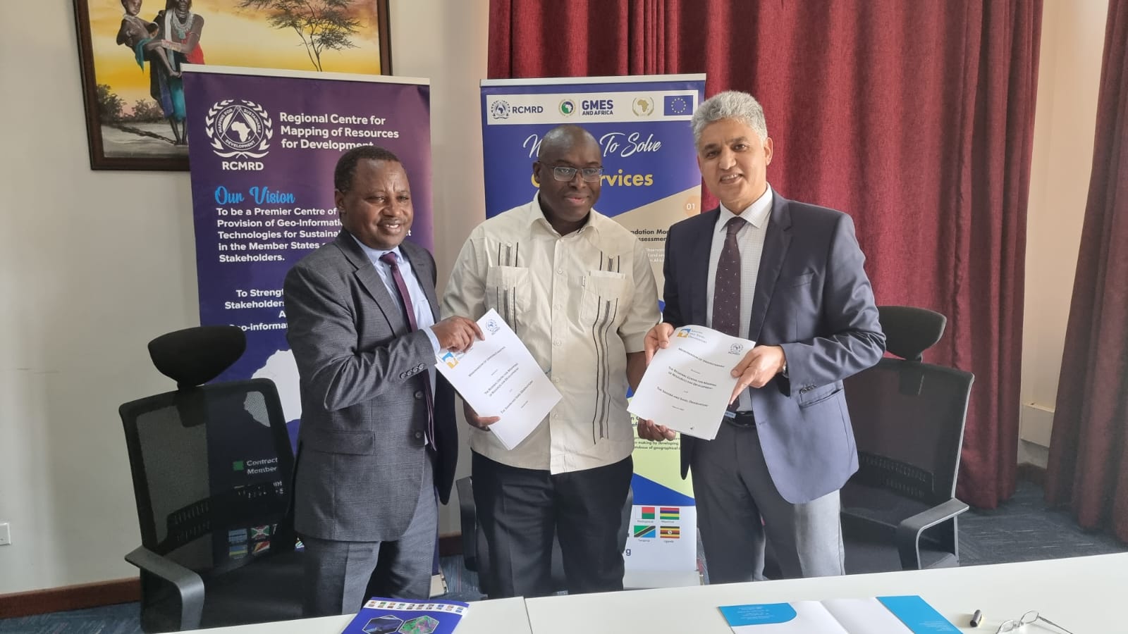  Accord de Partenariat entre l’OSS et le RCMRD.  Nairobi, 28 février 2023