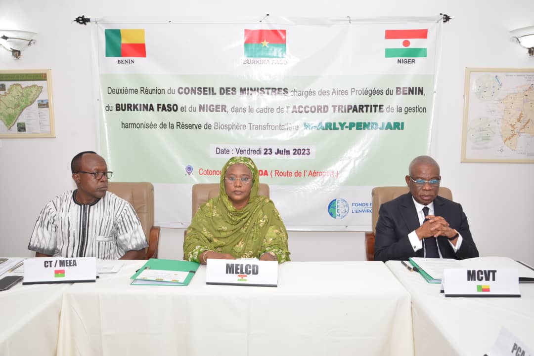  2eme réunion du conseil des ministres en charge de la gestion du complexe W-Arly-Pendjari (WAP), Cotonou, le 22 juin 2023 