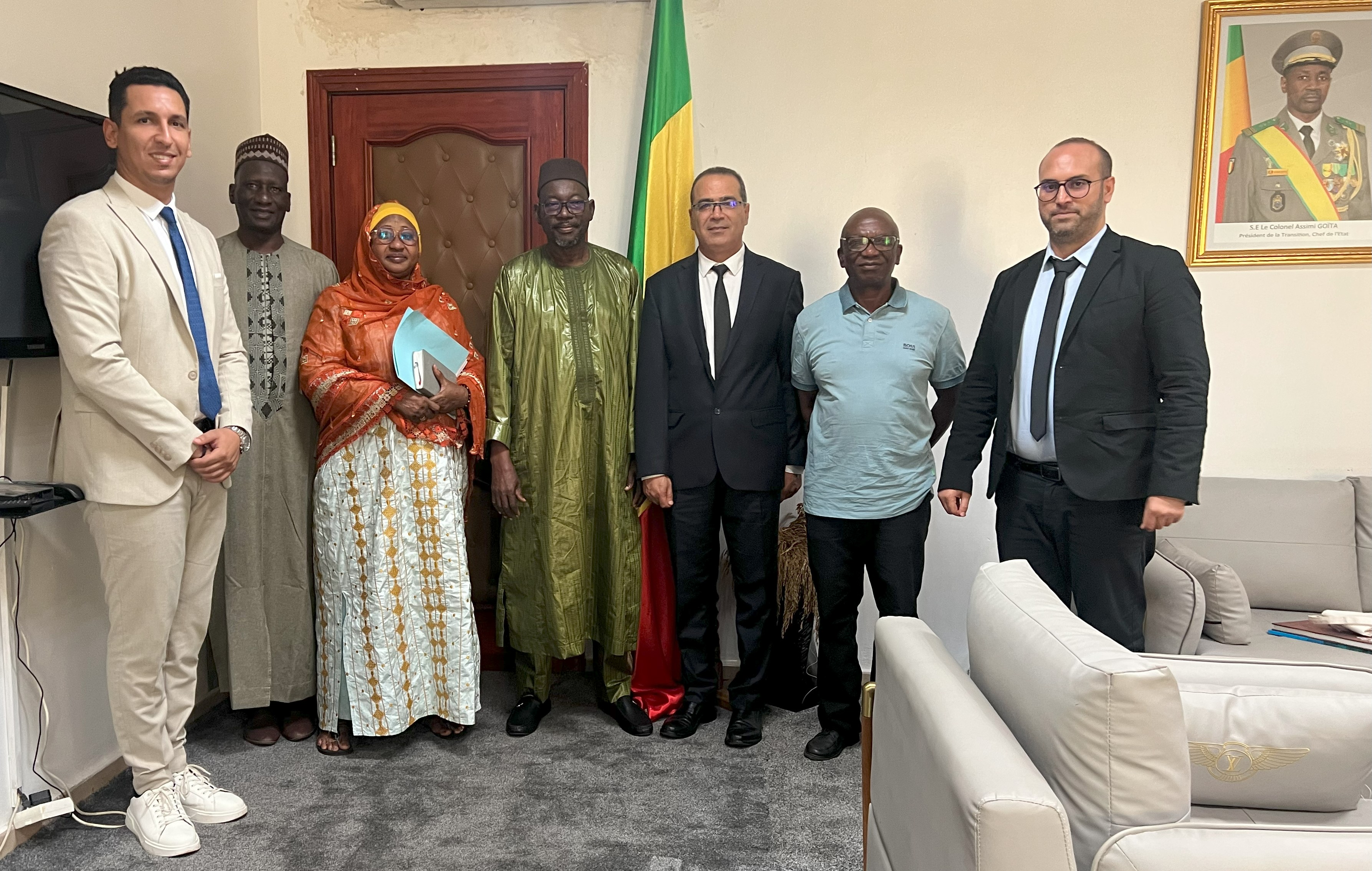  Meeting in Bamako with Mr. Lassine DEMBELE, Minister of Agriculture of Mali