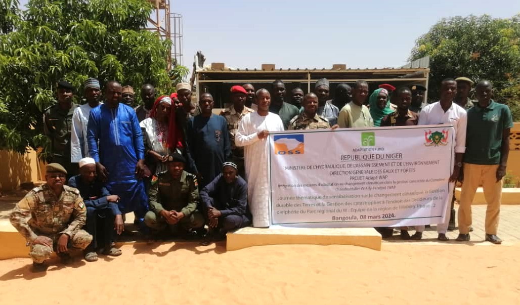  Formation des décideurs de Tillabéry sur le changement climatique, la gestion durable des terres et la gestion des catastrophes, Niger, mars 2024