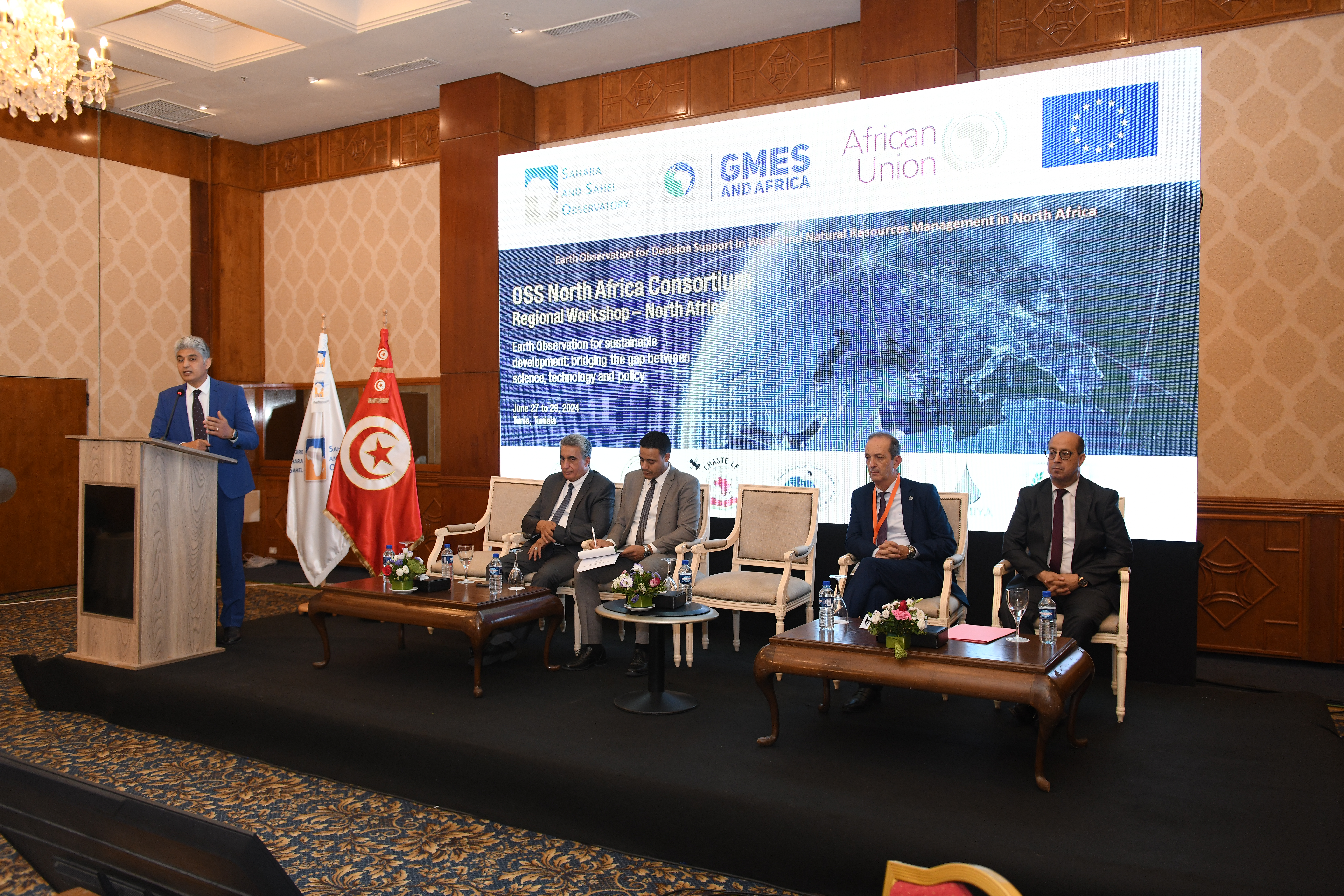 Consortium OSS-Afr du Nord - Atelier régional GMES, Tunis, 27-29 juin 2024