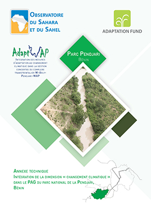 Annexe technique - Intégration de la dimension « changement climatique » dans le PAG du  parc national de la Pendjari, Bénin