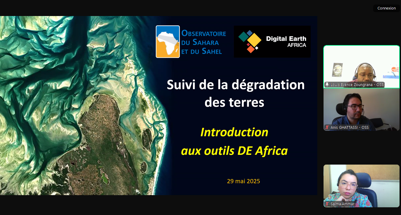 First Training Workshop on Digital Earth Africa Services for Land Degradation Monitoring