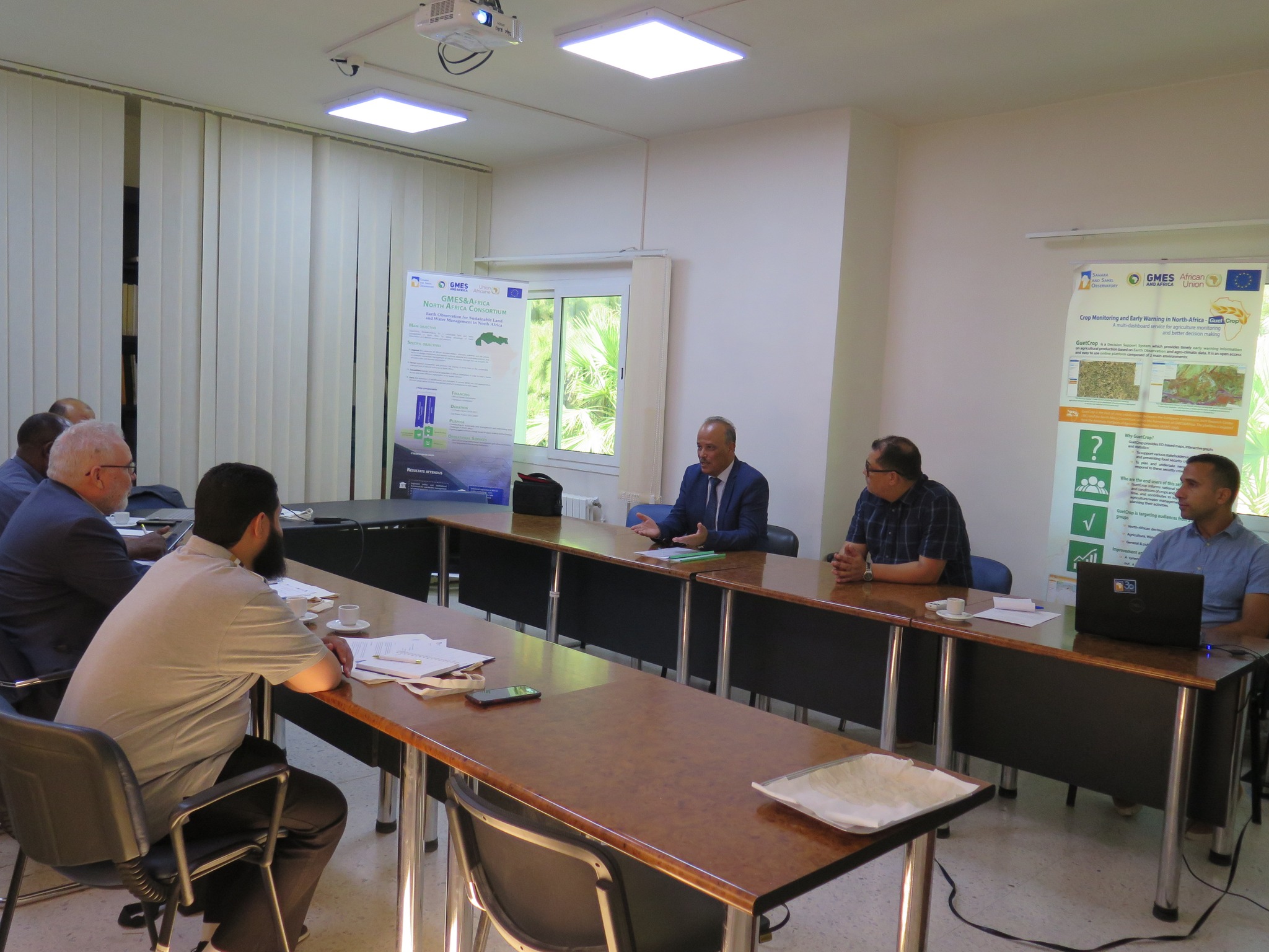 Implementation of the Partnership Agreement between OSS and the Libyan Authority for Grain Production: GMES North Africa services supporting the monitoring of agricultural campaigns, September 17, 2025.