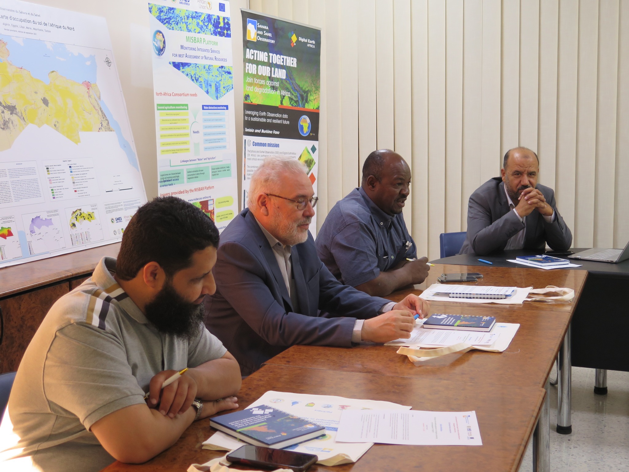 Implementation of the Partnership Agreement between OSS and the Libyan Authority for Grain Production: GMES North Africa services supporting the monitoring of agricultural campaigns, September 17, 2025.