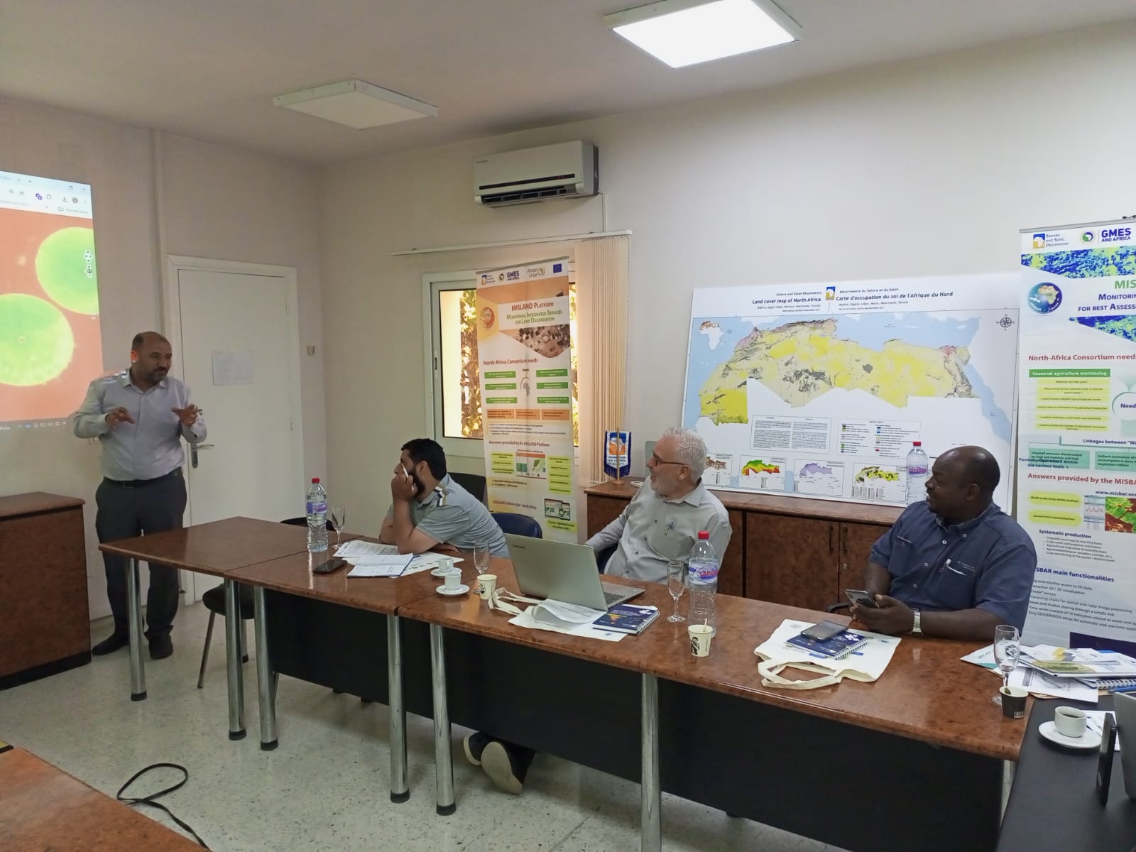 Implementation of the Partnership Agreement between OSS and the Libyan Authority for Grain Production: GMES North Africa services supporting the monitoring of agricultural campaigns, September 17, 2025.