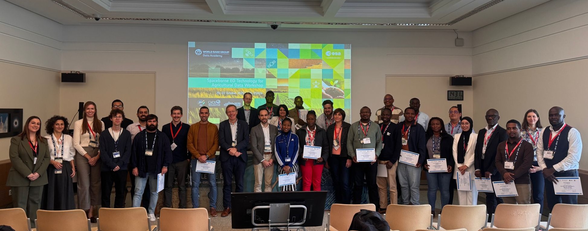 The OSS participates in ESA - World Bank Workshop on Earth Observation for Agriculture