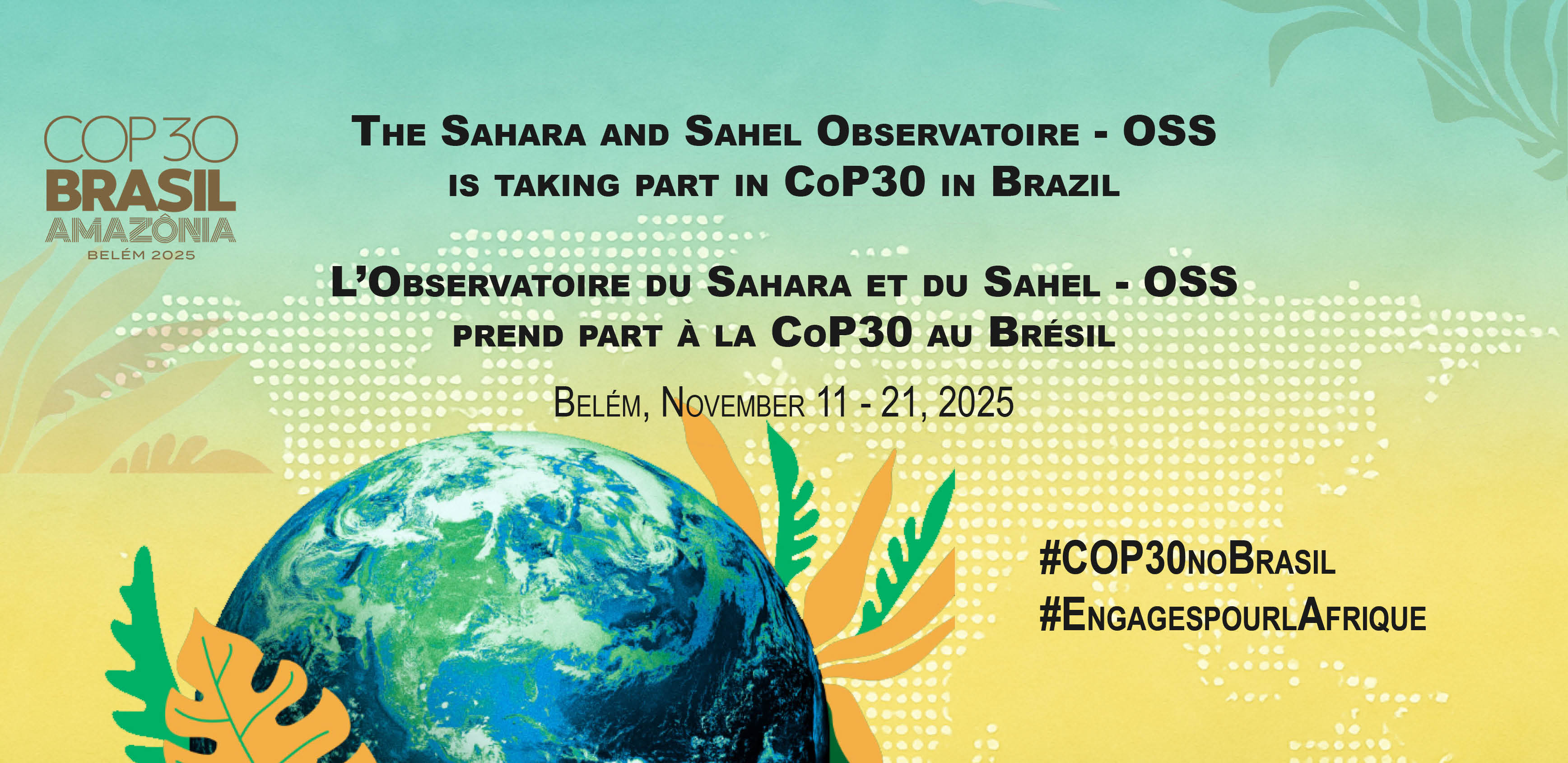  THE OSS AT COP30: SUSTAINABLE ADAPTATION, NATURE-BASED SOLUTIONS AND RESILIENT TRANSBOUNDARY BASINS