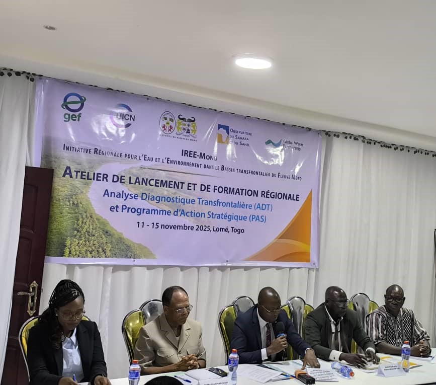 Vers une gouvernance concertée et durable de l’eau du fleuve Mono : lancement du processus ADT/PAS, renforcement des capacités régionales et première réunion du Comité Transfrontalier