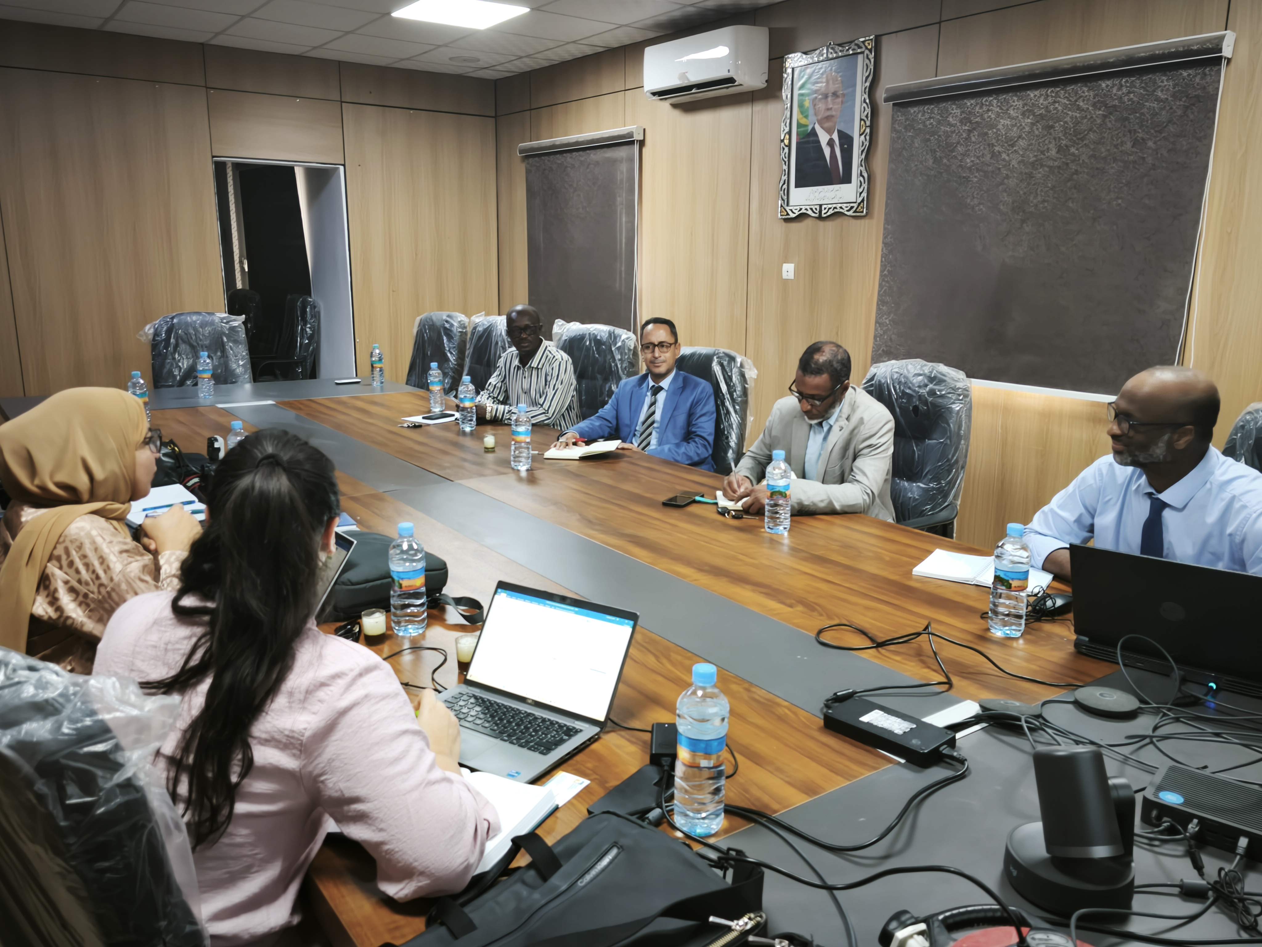 The OSS assesses progress of the NB-ITTAS pilot project in Mauritania to strengthen climate-resilient water resource management in the Dhar basin