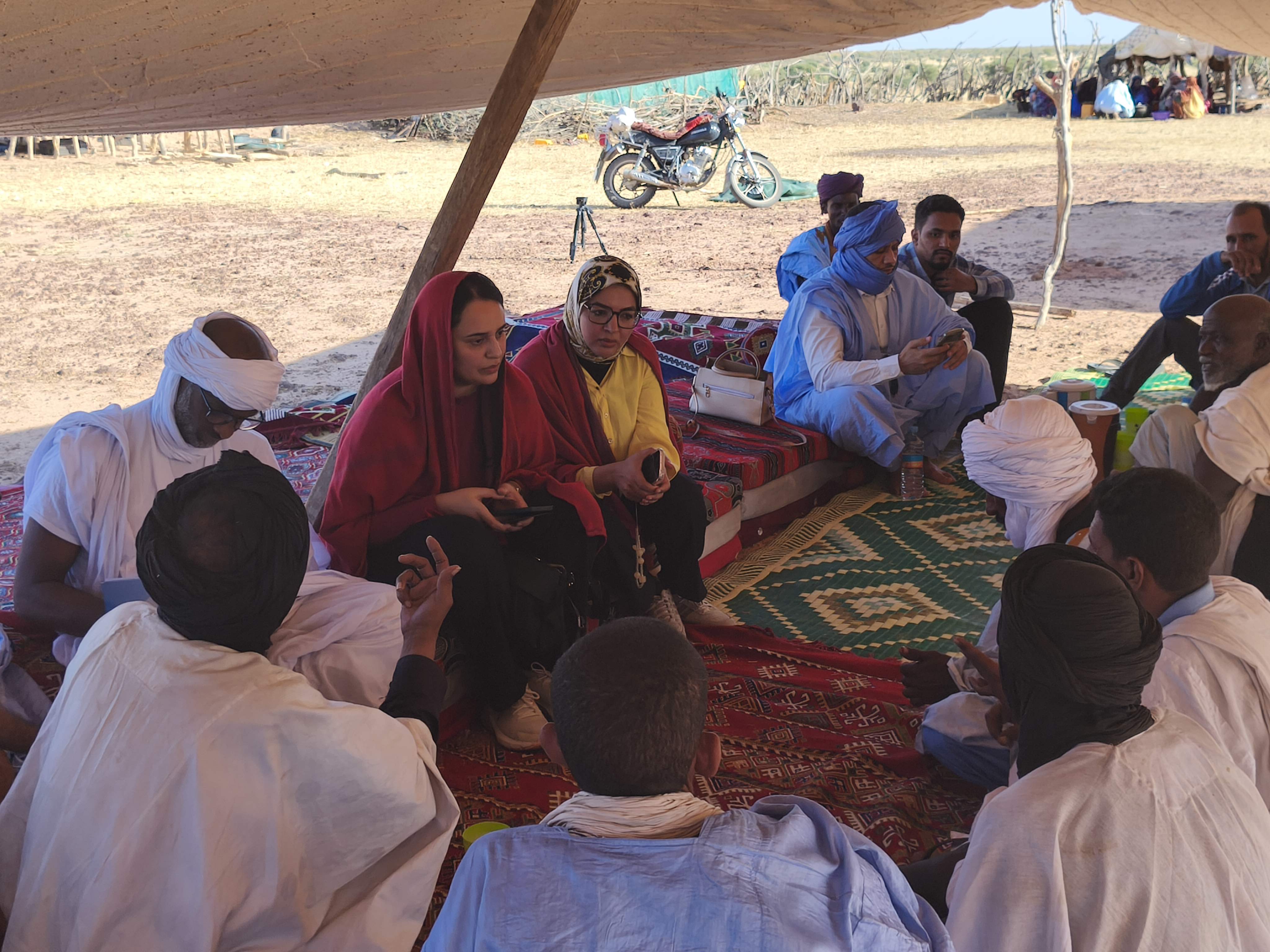 The OSS assesses progress of the NB-ITTAS pilot project in Mauritania to strengthen climate-resilient water resource management in the Dhar basin