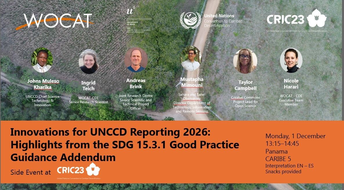  The OSS at the "Innovations for UNCCD Reporting 2026" side-event