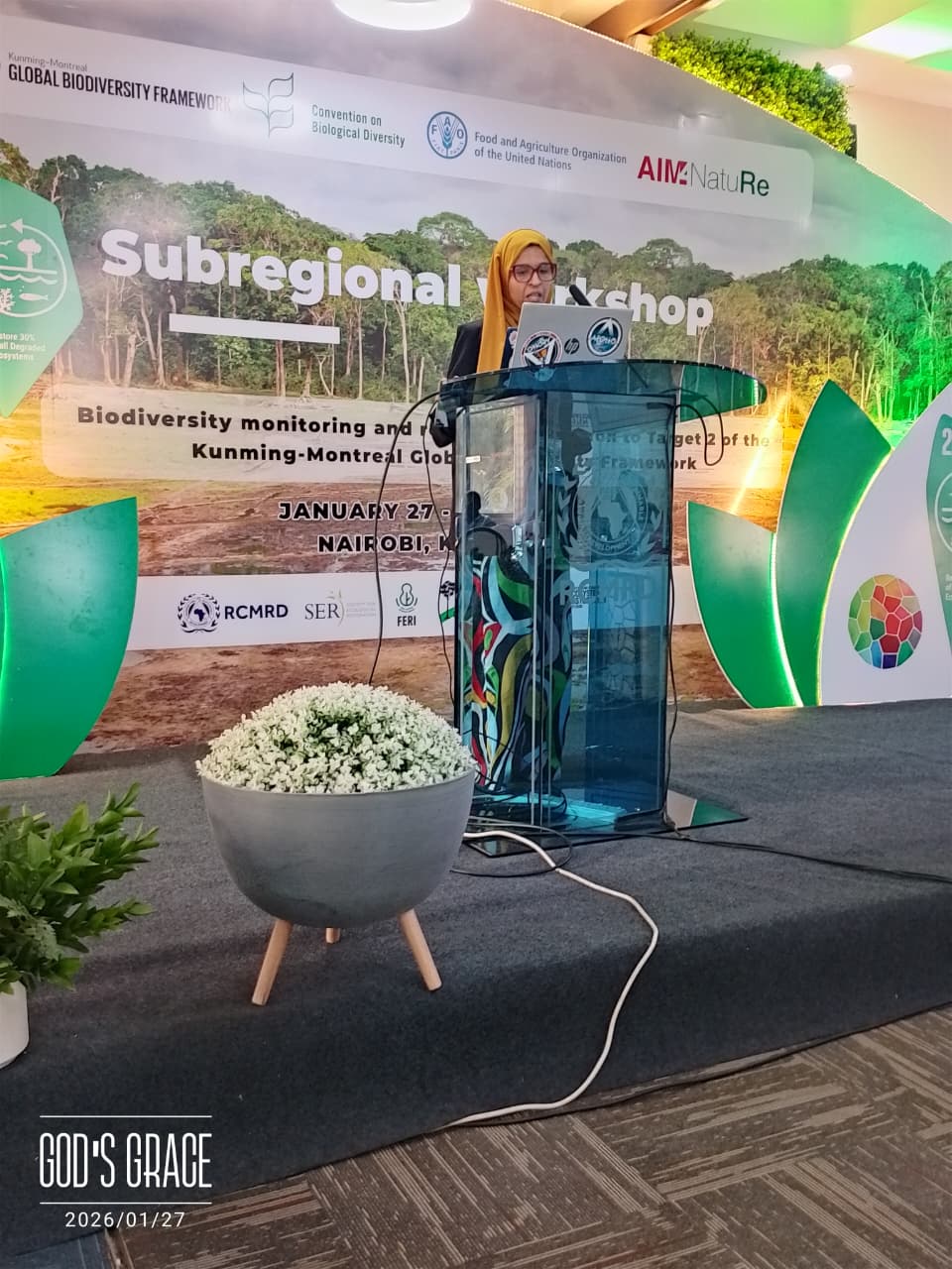 OSS’s active participation in the Sub-Regional workshop on biodiversity monitoring and ecosystem restoration. Nairobi, 27–30 January 2026.