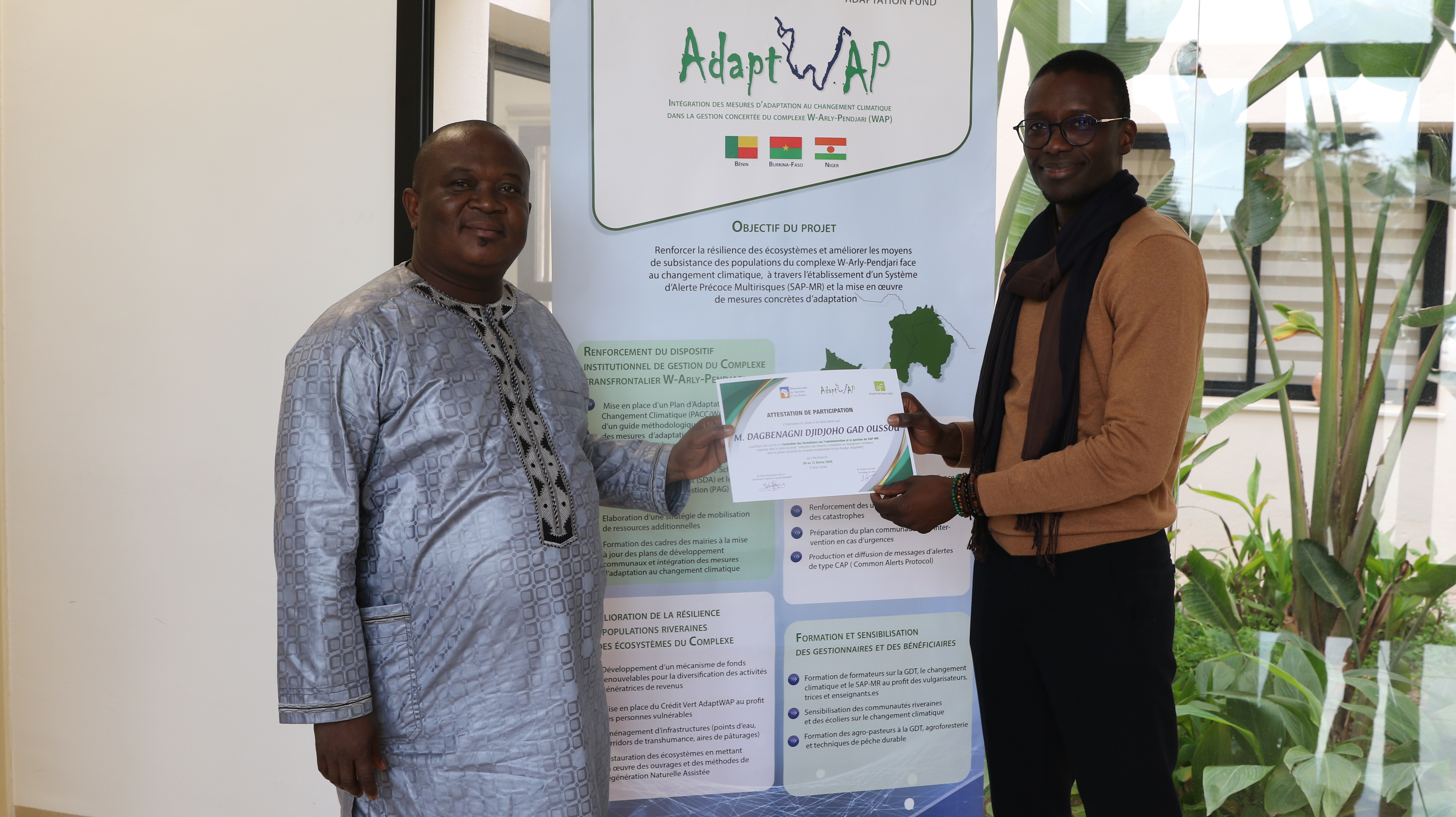 Building the capacities of the WAP Complex countries Ensuring the sustainability of the Multi-Risk Early Warning System (MR-EWS)