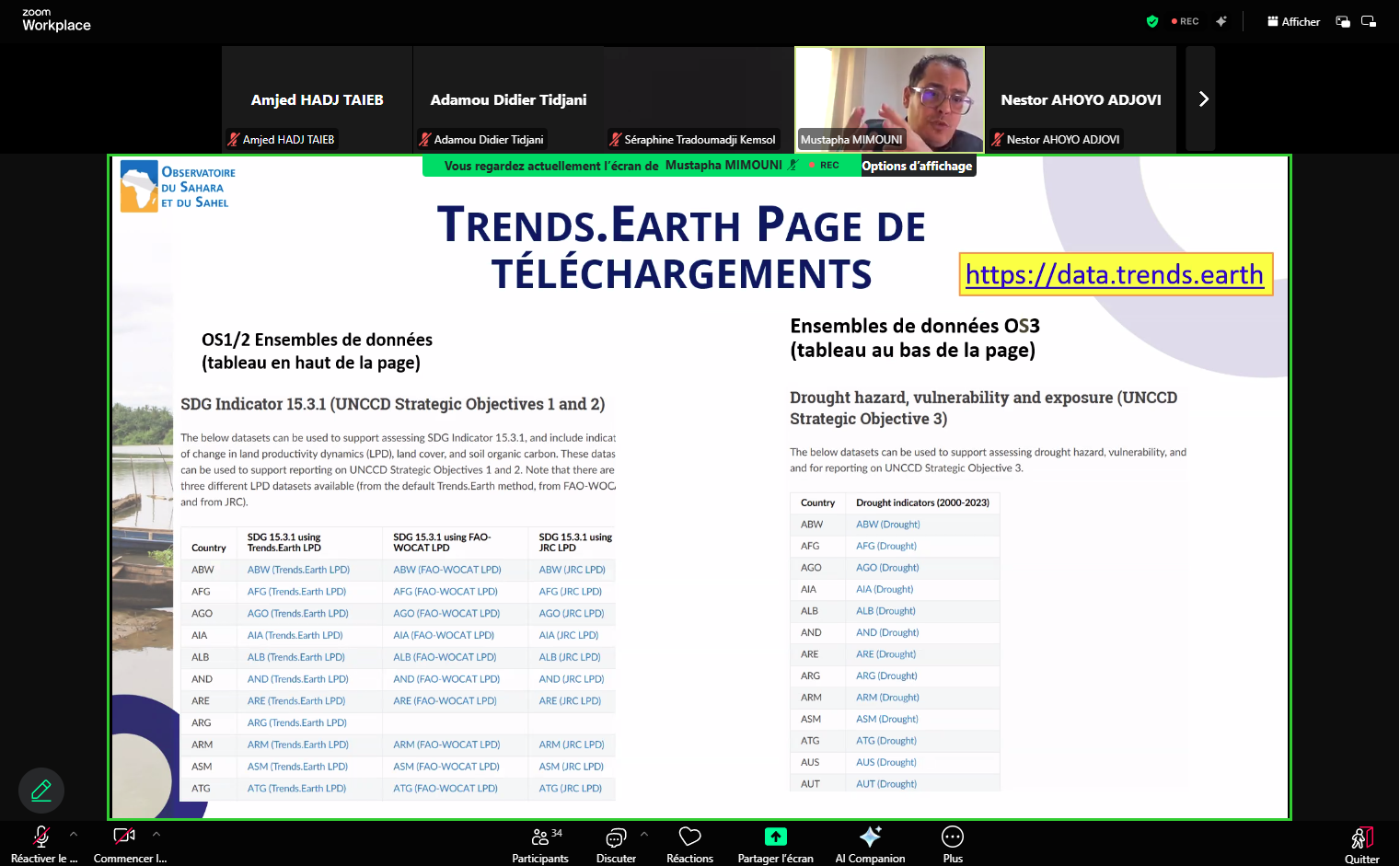 Webinar on Land Degradation Neutrality (LDN) Reporting to the UNCCD