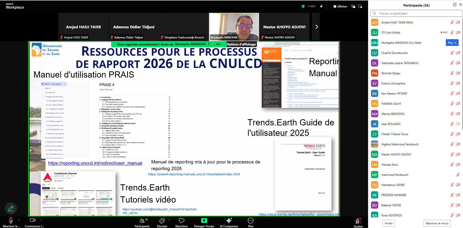 Webinar on Land Degradation Neutrality (LDN) Reporting to the UNCCD