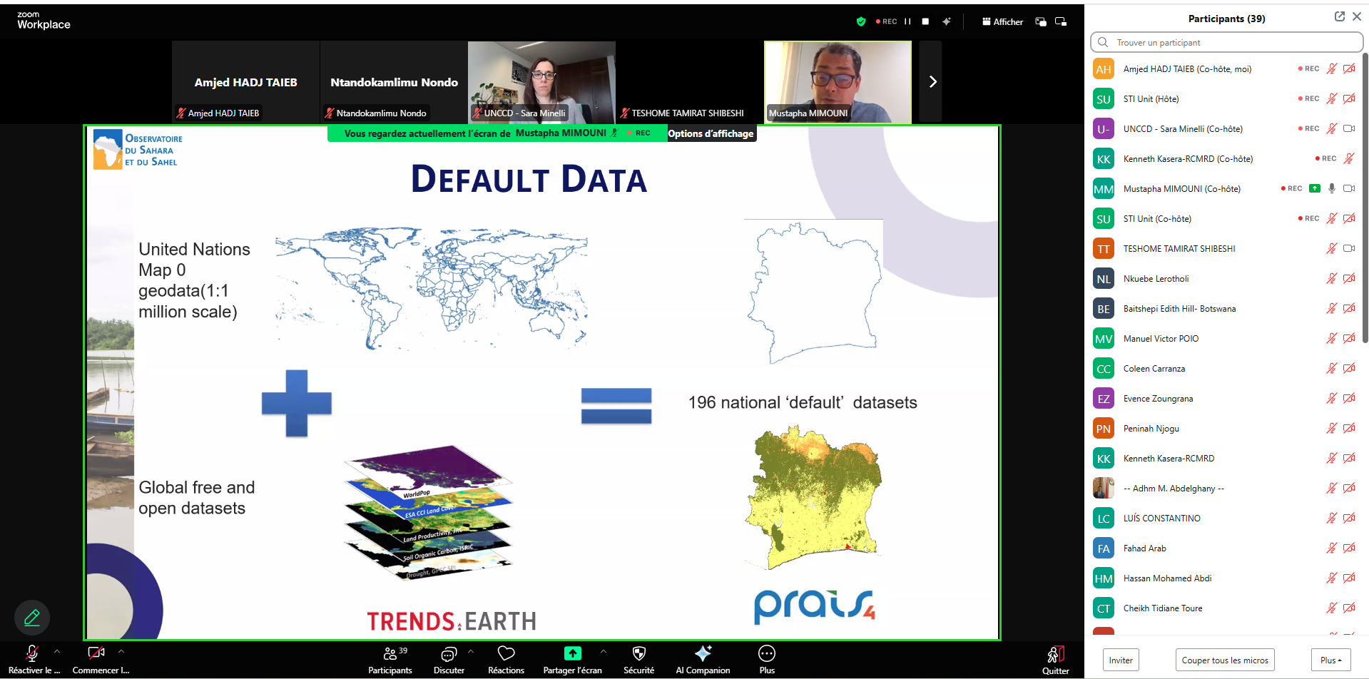 Webinar on Reporting Land Degradation Neutrality to the UNCCD