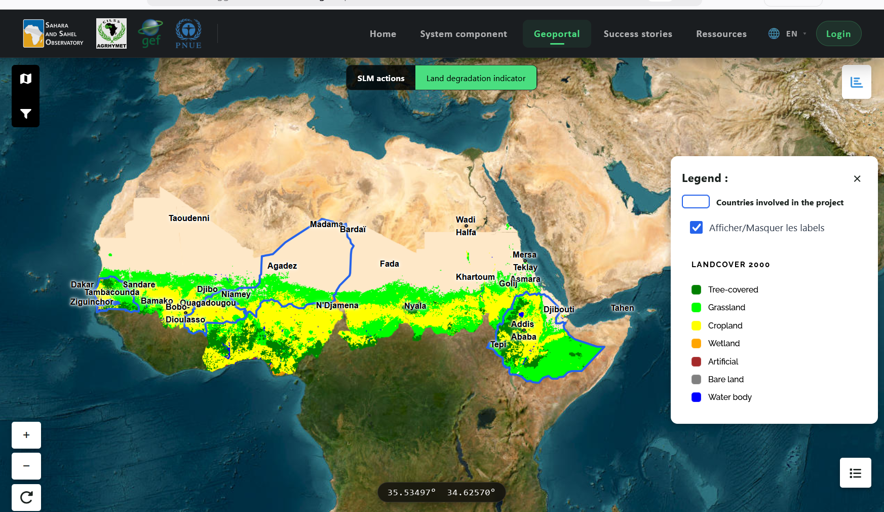 Launch of the Land Degradation and Sustainable Land Management Monitoring System in support of the Great Green Wall Initiative