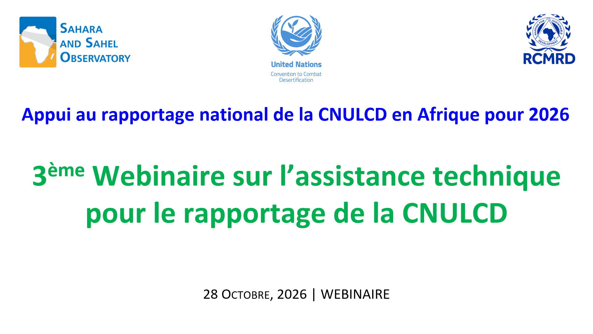  Rapportage 2026 à la CNULCD : l’OSS renforce l’appui aux pays africains avec LDN Afrique