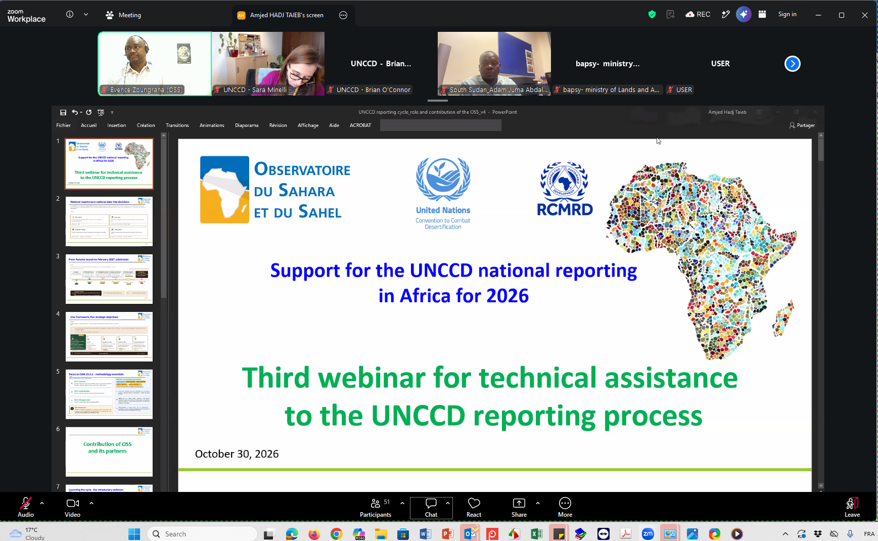 UNCCD 2026 Reporting: OSS Extends Its Support to English-Speaking African Countries